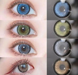 Eyes Color Lenses With Case *** Eye lenses for Girls & Boys *** Give a colored look to your eyes *** Soft Lens *** Party wear and casual range available *** (Water Kit & Box)
