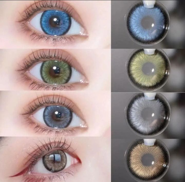 Eyes Color Lenses With Case *** Eye lenses for Girls & Boys *** Give a colored look to your eyes *** Soft Lens *** Party wear and casual range available *** (Water Kit & Box)