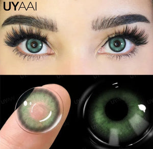 Shade: Spark Green, Soft Color Contact Lenses / Cosmetics Lenses / Eye Lenses / Fashion Lenses / Big Eye Lenses / Korean Lenses / Good Quality Lenses, With Kit