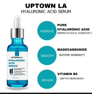 Non greasy Paraben free Hyaluronic Acid for Your Face Pro Formula 30 mlUPTOWN LA Hyaluronic Acid Serum for Skin Anti Aging Serum Intense Hydration Moisture Non greasy Paraben free Hyaluronic Acid for Your Face Pro Formula 30 ml
