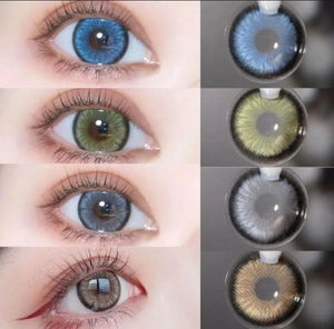 Eyes Color Lenses With Case *** Eye lenses for Girls & Boys *** Give a colored look to your eyes *** Soft Lens *** Party wear and casual range available *** (Water Kit & Box)