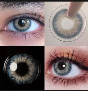 Eyes Color Lenses With Case *** Eye lenses for Girls & Boys *** Give a colored look to your eyes *** Soft Lens *** Party wear and casual range available *** (Water Kit & Box)